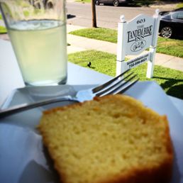 Lemon tea cake and lemonade, sometimes served during tea time. Lemon tea cake and lemonade, sometimes served during tea time.