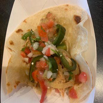 Rusty Taco - Chicken fajita street taco - Tex-Mex Near Me - Gilbert, Arizona