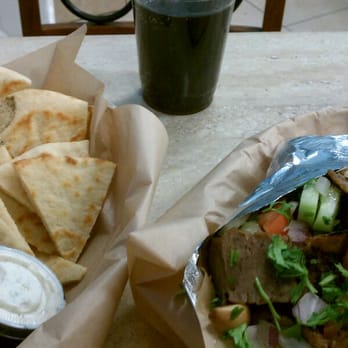 Pita King - Gyros pita sandwich with a warm pita bread basket & tzatziki sauce - The dankness right here - Greek Near Me - Escondido, California