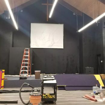 Complete Home Improvement - Echo church #Fremont ca Stage wall Done. 12/2022 - Painters Near Me