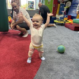 We love our Tues class with Coach Aric, Shelby & Paige! The activities are so fun and engaging :) We love our Tues class with Coach Aric, Shelby & Paige! The activities are so fun and engaging :)