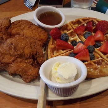 Lennie's - Chicken and waffle. Only available during brunch hours. - Pizza Near Me - Bloomington, Indiana Lennie's - Chicken and waffle. Only available during brunch hours. - Pizza Near Me - Bloomington, Indiana