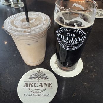 The Arcane Books and Speakeasy - Latte and beer - July 2026 - Coffee & Tea Near Me - Cary, North Carolina The Arcane Books and Speakeasy - Latte and beer - July 2026 - Coffee & Tea Near Me - Cary, North Carolina