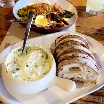 Brazen Open Kitchen Bar - Leek fondue and asparagus appetizers - New American Near Me - Dubuque, Iowa