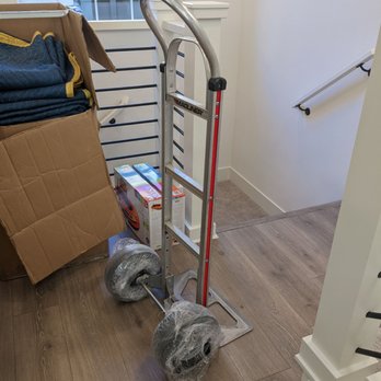 Trek Movers - Wrapped the trolley wheels to protect the floors - Movers Near Me Trek Movers - Wrapped the trolley wheels to protect the floors - Movers Near Me