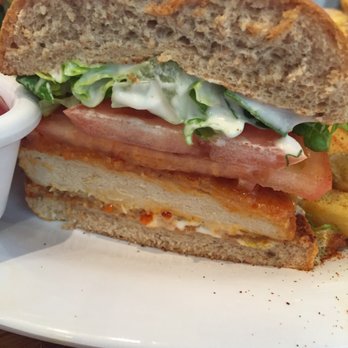 Veggie Grill by Next Level - Buffalo chicken Sammy - Vegan Near Me - Carlsbad, California