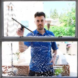 Schulman Window Cleaning - Quentin, the owner.