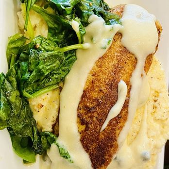 Automatic Slim's - The redfish dish was perfectly seasoned. - New American Near Me - Memphis, Tennessee