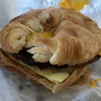 Burger King - Sausage & Egg Croissan'wich - Burgers Near Me - Lathrop, California Burger King - Sausage & Egg Croissan'wich - Burgers Near Me - Lathrop, California
