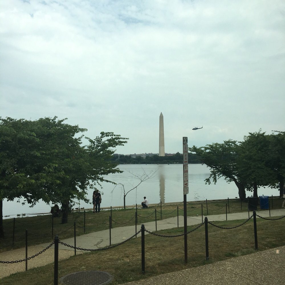 Jefferson Memorial - View of Washington Memorial from Jefferson Memorial - Landmarks & Historical Buildings Near Me - Washington, DC, District of Columbia Jefferson Memorial - View of Washington Memorial from Jefferson Memorial - Landmarks & Historical Buildings Near Me - Washington, DC, District of Columbia