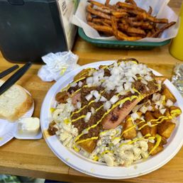 Sweet Potato Fries and the Dog Plate Sweet Potato Fries and the Dog Plate