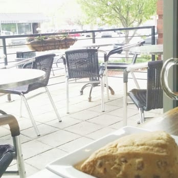 The High Ground Cafe - Americano and cinnamon apple scone - Coffee & Tea Near Me - Iowa City, Iowa