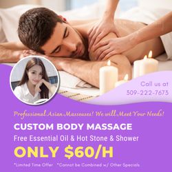 Asian Body Massage - Walk-in & Appointment Welcome