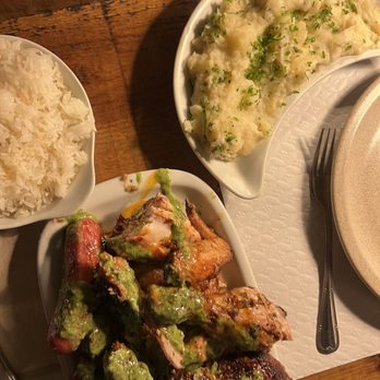 Frangasqueira Nacional - Mixed plate 1 + small sides of garlic rice & mashed potatoes - Barbeque Near Me - Lisbon, 11