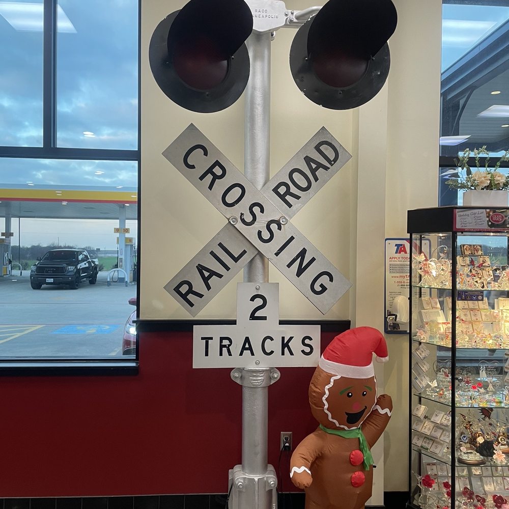 TA Tavel Center - Train decor - Gas Stations Near Me - Hillsboro, Texas