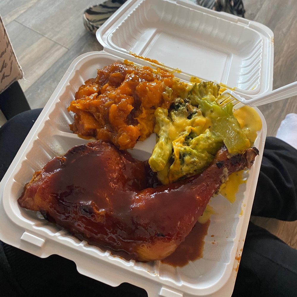 Yammi's Carry Out - a meal in a styrofoam container - American Near Me - Baltimore, Maryland Yammi's Carry Out - a meal in a styrofoam container - American Near Me - Baltimore, Maryland