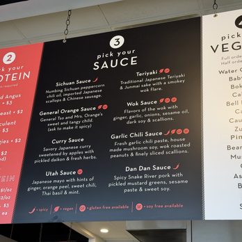 Wok the Line - Menu - Chinese Near Me - Pleasant Grove, Utah