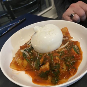 Sibaritas - Ravioli with chicken, spinach, and burrata (the wife fell head over heels for this dish) - Italian Near Me - Pittsfield, Massachusetts Sibaritas - Ravioli with chicken, spinach, and burrata (the wife fell head over heels for this dish) - Italian Near Me - Pittsfield, Massachusetts