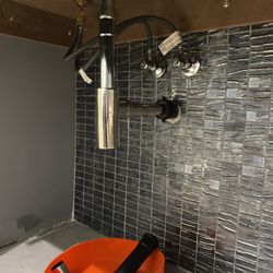 New plumbing under sink