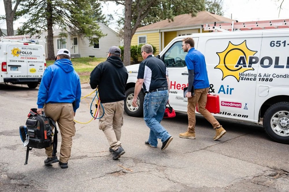 Slide of Apollo Heating Air & Plumbing