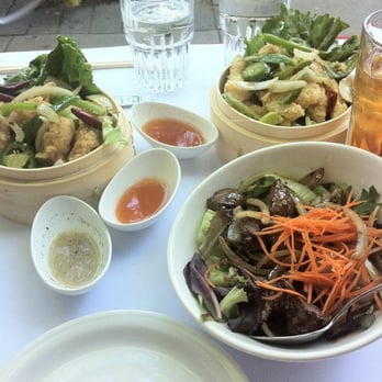 Vanessa's Bistro - shaking filet mignon salad (OMG), salt & pepper calamari and prawns - Vietnamese Near Me - Walnut Creek, California Vanessa's Bistro - shaking filet mignon salad (OMG), salt & pepper calamari and prawns - Vietnamese Near Me - Walnut Creek, California