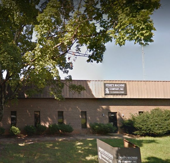 ERNIE’S MACHINE COMPANY Updated September 2024 1112 Warren St, Greensboro, North Carolina
