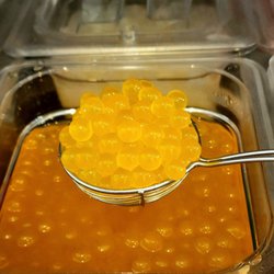 Boba Boba Bubble Tea & Coffee - Passion fruit pop pearl