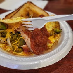 Coffee Bean Cafe - SW Omelet with turkey breadt instead of ham