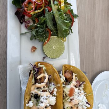 Lighthouse - Mahi mahi tacos with salad - Breakfast & Brunch Near Me - Newport Beach, California Lighthouse - Mahi mahi tacos with salad - Breakfast & Brunch Near Me - Newport Beach, California