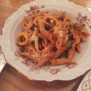Rose's Luxury - Penne and squid pasta - New American Near Me - Washington, DC, District of Columbia Rose's Luxury - Penne and squid pasta - New American Near Me - Washington, DC, District of Columbia