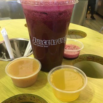Juice It Up! - Detoxifier with beets. A shot of ginger with lemon and Cayanne pepper with apple chaser - Juice Bars & Smoothies Near Me - Fontana, California Juice It Up! - Detoxifier with beets. A shot of ginger with lemon and Cayanne pepper with apple chaser - Juice Bars & Smoothies Near Me - Fontana, California