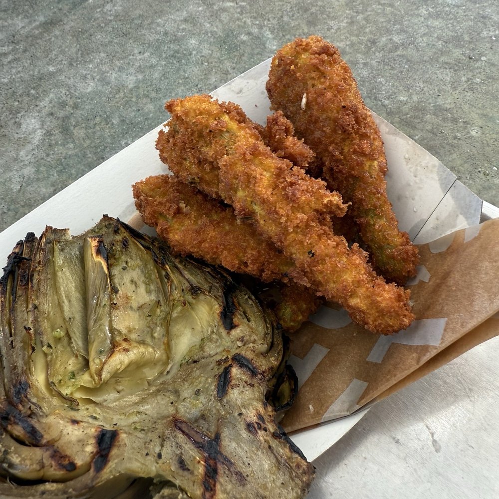 Gott's St. Helena - Artichokes 2-ways - Burgers Near Me - Saint Helena, California Gott's St. Helena - Artichokes 2-ways - Burgers Near Me - Saint Helena, California