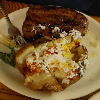 Angelo's Steak Pit - 16oz NY strip - Seafood Near Me - Panama City Beach, Florida