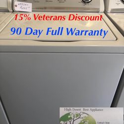 Best Appliance - Full warranty. If something goes wrong, you have peace of mind.