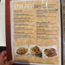 Zuzap - Menu