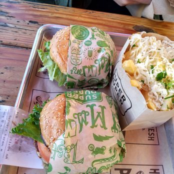 Super Duper Burgers - Two truffle burgers and garlic fries - Burgers Near Me - Concord, California Super Duper Burgers - Two truffle burgers and garlic fries - Burgers Near Me - Concord, California