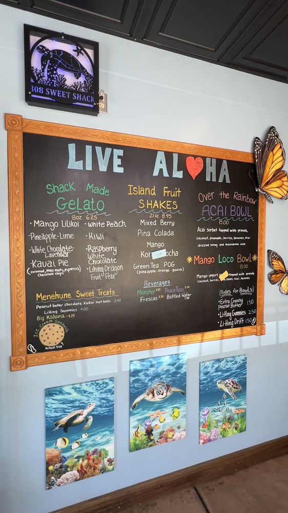 Food from Kalei’ lani’s Sweet Shack
