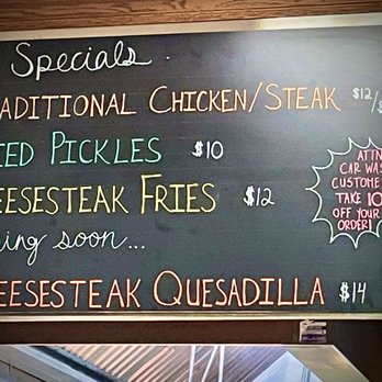 Fat Ernie's Cheesesteak - Menu board - Cheesesteaks Near Me - Floral Park, New York Fat Ernie's Cheesesteak - Menu board - Cheesesteaks Near Me - Floral Park, New York