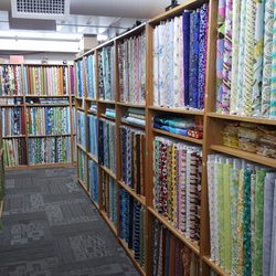 Mulqueen Sewing & Fabric Centers - One of our rows of fabric at Mulqueen Sewing & Fabric