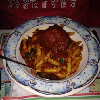 Marcella's - Pasta arrabiata, add a meatball :) - Italian Near Me - Columbus, Ohio Marcella's - Pasta arrabiata, add a meatball :) - Italian Near Me - Columbus, Ohio