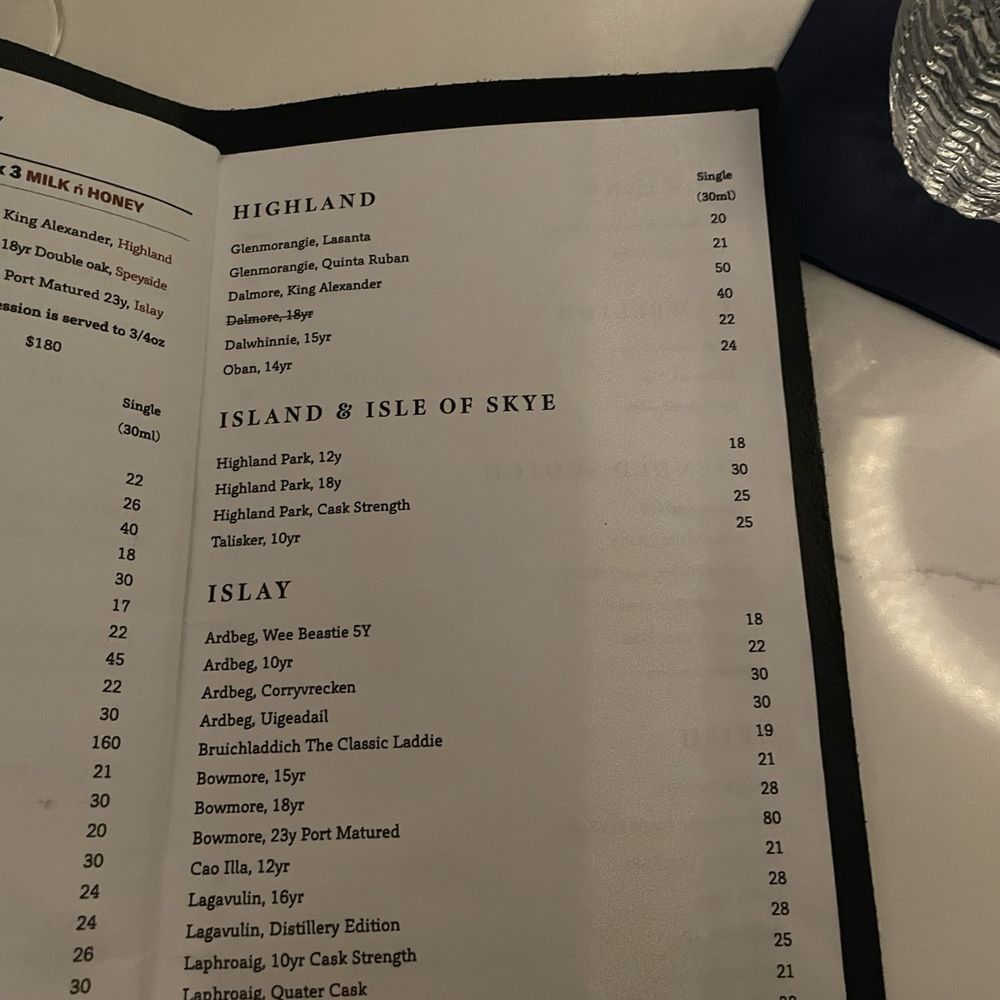C Suite - Menu - Cocktail Bars Near Me - Toronto, Ontario