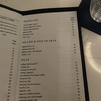 C Suite - Menu - Cocktail Bars Near Me - Toronto, Ontario
