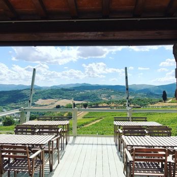 Il Quartino - View from the upstairs terrace - Tuscan Near Me - Pelago, FI