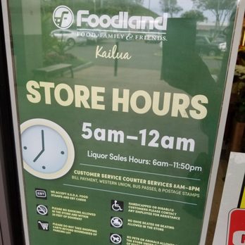Foodland - Hours of operation - Grocery Near Me - Kailua, Hawaii Foodland - Hours of operation - Grocery Near Me - Kailua, Hawaii