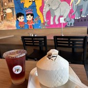 Photo of Spicy Joi Banh Mi-Noodles-Lao Street Food - Concord, CA, United States. Fresh coconut Juice & Hibiscus Tea Lemonade