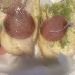 Adeline Market - Dutch crunch turkey salami avocado pepperchinis lettuce. where is ANY of that?