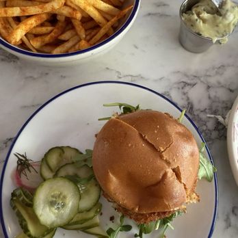 French Market - Crab slider with fries YUMMM - French Near Me - Prairie Village, Kansas