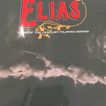 Elias by Crisostomo - Menu Cover - Restaurants Near Me - Quezon City, NCR Elias by Crisostomo - Menu Cover - Restaurants Near Me - Quezon City, NCR