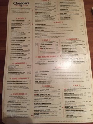 Menu photo 2 Cheddar's Scratch Kitchen Warner Robins, GA Menu photo 2 Cheddar's Scratch Kitchen Warner Robins, GA