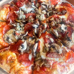Big Al's Special with mushrooms added. Big Al's Special with mushrooms added.